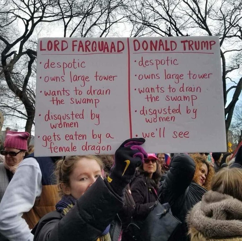 Trump is more like Lord Farquadd